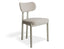 Nova Dining Chair - Dove Legs - Shell Fabric
