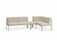 Seville Config G Corner Sofa - Latte - Outdoor