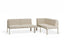 Seville Config G Corner Sofa - Latte - Outdoor