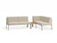 Seville Config G Corner Sofa - Latte - Outdoor