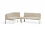 Seville Config H Corner Sofa - Latte - Outdoor