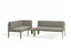 Seville Config H Corner Sofa - Eucalyptus Green - Outdoor