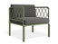 Seville Lounge Chair - Eucalyptus Green - Outdoor