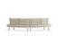 Aluna Sofa Open Ends - Latte - Outdoor
