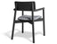 Andi Armchair - Black - Custom Upholstered