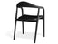 Arki Armchair - Black Ash with Pad - with Vintage Green Vegan Leather Cushion