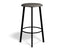 Atlas Bar Stool - Black - Fabric Seat