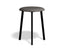 Atlas Low Stool - Black - Fabric Seat