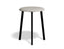 Atlas Low Stool - Black - Fabric Seat
