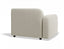 Atticus Modular Sofa Section - Left Arm - Ivory Cream