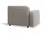 Atticus Modular Sofa Section - Left Arm - Oyster Grey