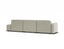 Atticus Modular Sofa - Config H or I Curved Open End - Ivory Cream