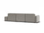 Atticus Modular Sofa - Config H or I Curved Open End - Oyster Grey