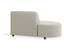 Atticus Modular Sofa Section - Left Open End - Ivory Cream