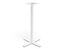Brax Cross High Bar Table Base - White