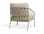 Kara Lounge Chair - Outdoor - Single - Latte