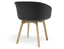 Lonsdale Armchair - Natural - Dark Grey Fabric