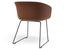 Lonsdale Armchair - Sled - Terracotta Brown Fabric