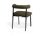 Marlowe Dining Chair - Black Legs - Forest Green Fabric
