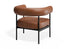 Marlowe Occasional Chair - Black Legs - Retro Brandy PU