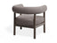 Marlowe Occasional Chair - Smoked Oak Legs - Oyster Grey Fabric