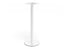 Metz Round High Bar Table Base - White