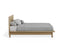 Nordica Bed Frame - Solid Oak - Queen