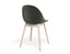 Pebble Chair Olive Green with Shell Seat