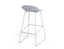 Pop Stool - Powder Blue Frame and Shell Seat  - 75cm Commercial Bar Height