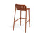 Roku Bar Stool - Outdoor - Papaya