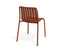 Roku Outdoor Dining Chair in Matt Papaya