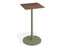 Roku Spotted Gum High Bar Table - Outdoor - Eucalyptus Green
