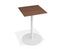 Roku Spotted Gum Cafe Table - Outdoor - White - 85 x 85cm Top