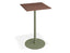 Roku Spotted Gum High Bar Table - Outdoor - Eucalyptus Green
