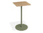 Roku High Bar Teak Table - Outdoor - Eucalyptus Green