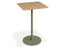 Roku High Bar Teak Table - Outdoor - Eucalyptus Green