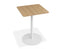Roku Cafe Teak Table - Outdoor - White