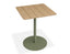 Roku Cafe Teak Table - Outdoor - Eucalyptus Green - 75 x 75cm Table Top