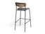 Rylie Bar Stool - Natural - Custom Upholstered