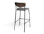 Rylie Bar Stool - American Walnut - Custom Upholstered