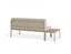 Seville Config F - 2 Seater Sofa - Latte - Outdoor
