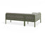 Seville Config A Corner Sofa - Eucalyptus Green - Outdoor