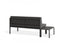 Seville Config F - 2 Seater Sofa - Charcoal - Outdoor