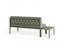 Seville Config F - 2 Seater Sofa - Eucalyptus Green - Outdoor