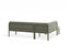 Seville Config H Corner Sofa - Eucalyptus Green - Outdoor
