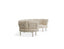 Aluna Sofa Return Ends - Latte - Outdoor