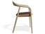 Arki Armchair - Natural - with Pad - with Black Vegan Leather Cushion