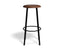 Atlas Bar Stool - Black - Vintage PU Seat