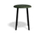 Atlas Low Stool - Black - Vintage PU Seat - 46cm Low Height - Grey PU Seat