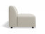 Atticus Modular Sofa Section - Armless - Ivory Cream